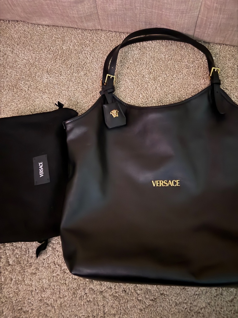 Versace Leather Tote
